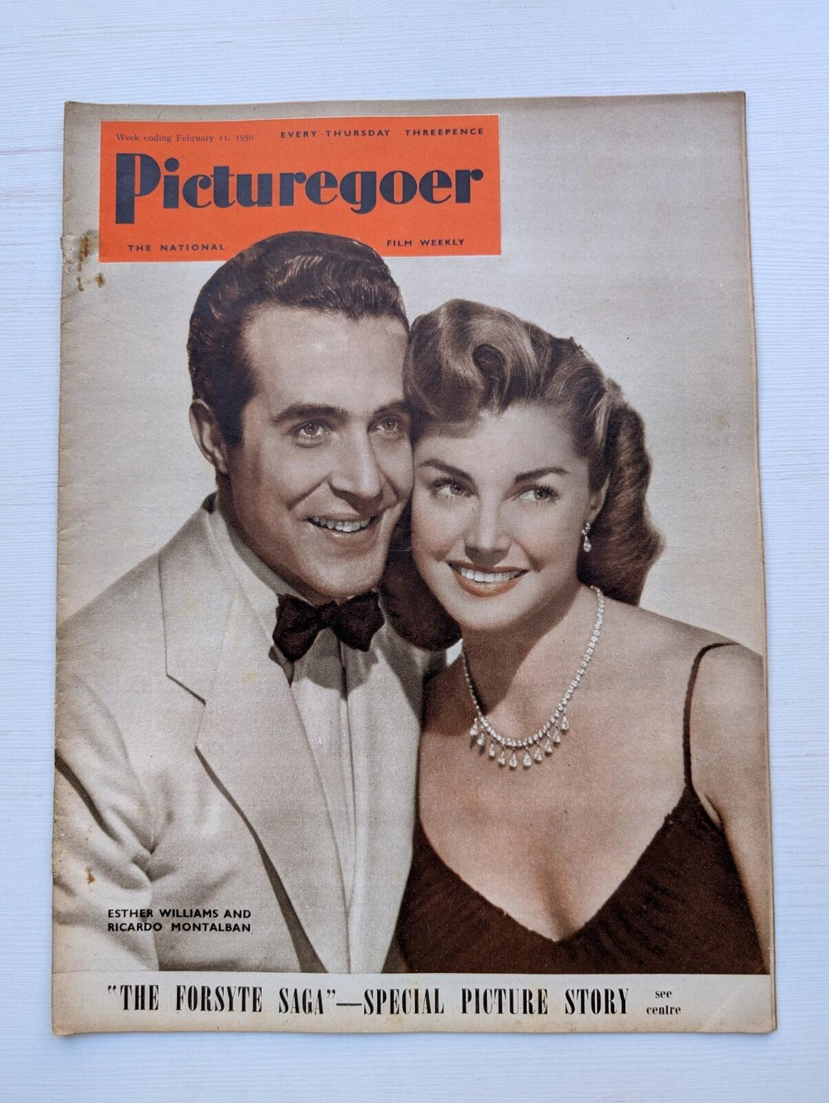 Picturegoer February 11, 1950 - Esther Williams/Ricardo Montalban Cover