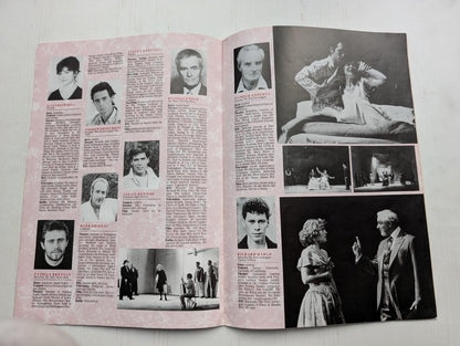 Hamlet Royal Shakespeare Society Palace Theatre Manchester Programme - 1988