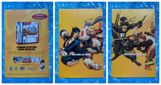 Duel Masters Sempai Legends 2004 Gameboy Advance 3 Page Advert - See Details