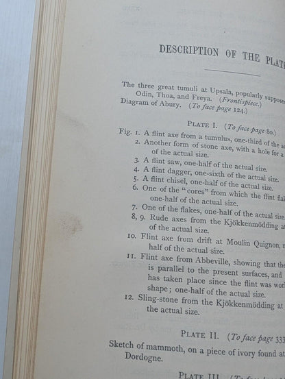 Pre-Historic Times by Sir John Lubbock - 5th Edition, 1890, Williams and Norgate