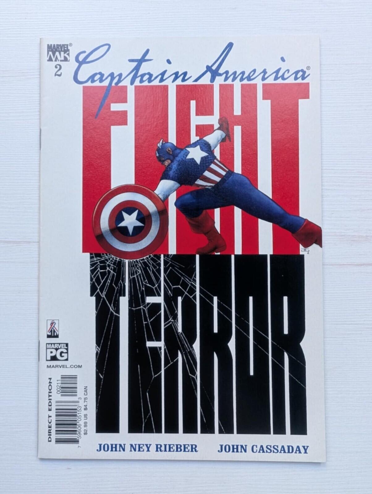 Captain America #2 - Marvel Knights - 2002 - Marvel Comic Book