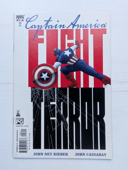 Captain America #2 - Marvel Knights - 2002 - Marvel Comic Book
