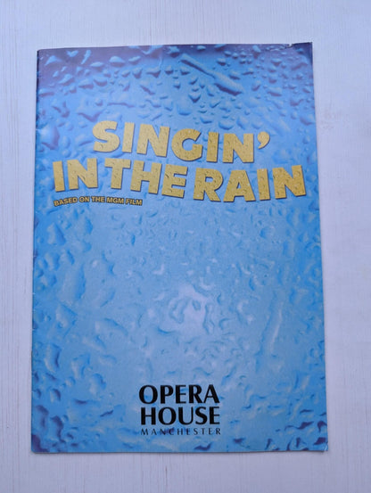 Singin' In The Rain Manchester Opera House Programme - July 2002