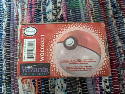 Vintage Pokemon Empty Card Box/Deck Box, 1998, Wizards Of The Coast