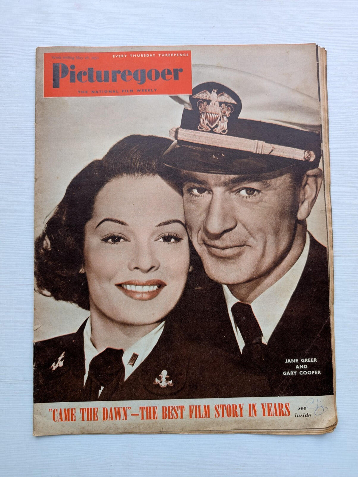 Picturegoer: The National Film Weekly May 26 1951 - Jane Greer and Gary Cooper