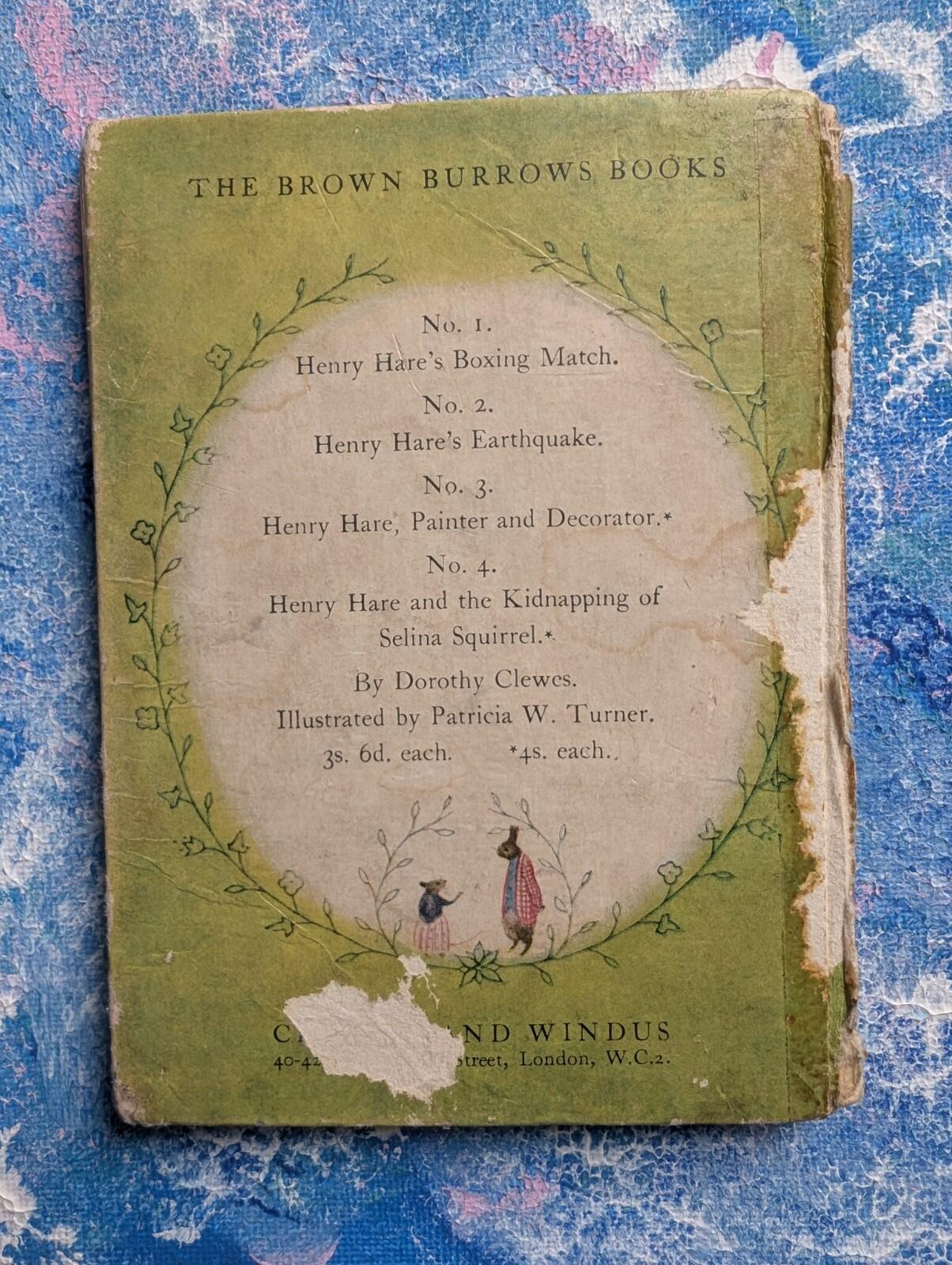Henry Hare: Painter and Decorator by Dorothy Clewes/Patricia W. Turner - 1951