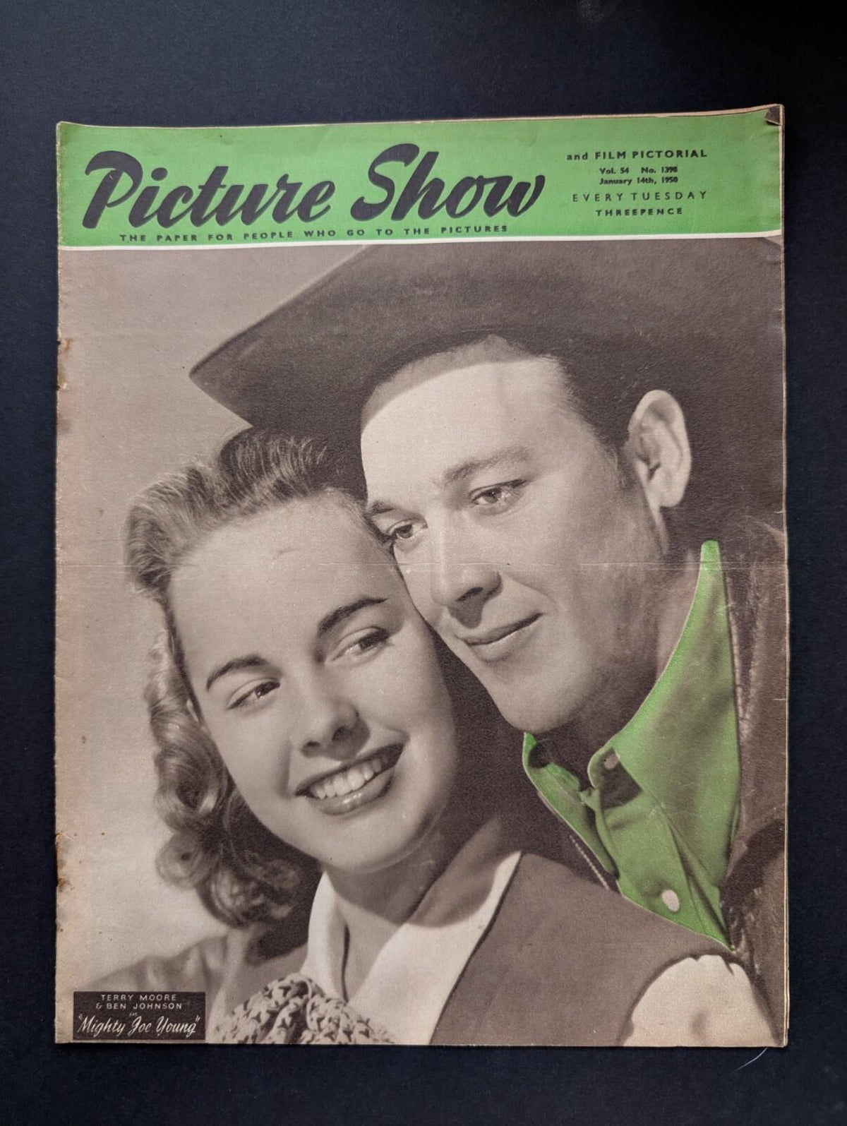 Picture Show Vol. 54 No. 1398 January 14th, 1950 - Terry Moore/Ben Johnson Cover