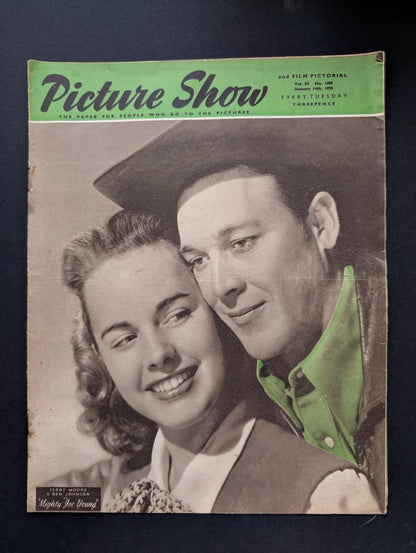 Picture Show Vol. 54 No. 1398 January 14th, 1950 - Terry Moore/Ben Johnson Cover