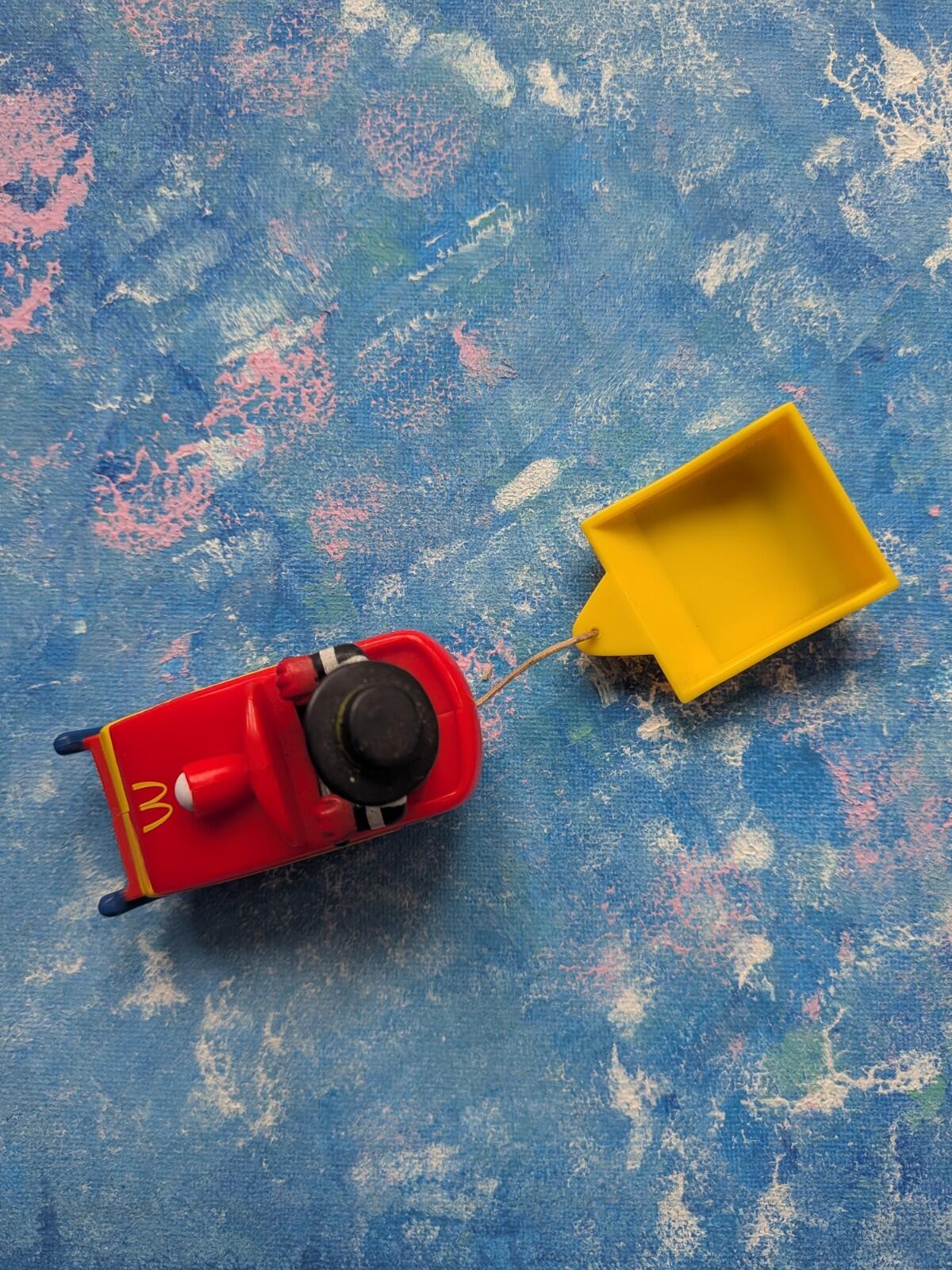 Vintage Hamburglar Snowmobile Sleigh Happy Meal Toy - 1994 - McDonalds