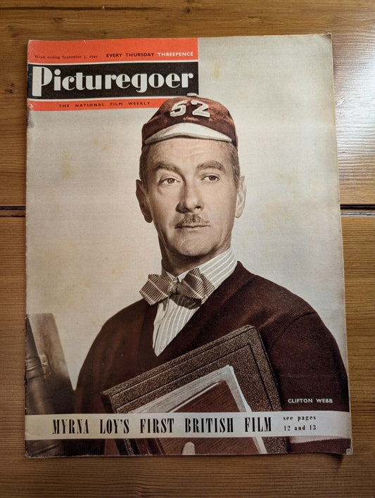 Picturegoer: The National Film Weekly September 3, 1949 - Clifton Webb Cover