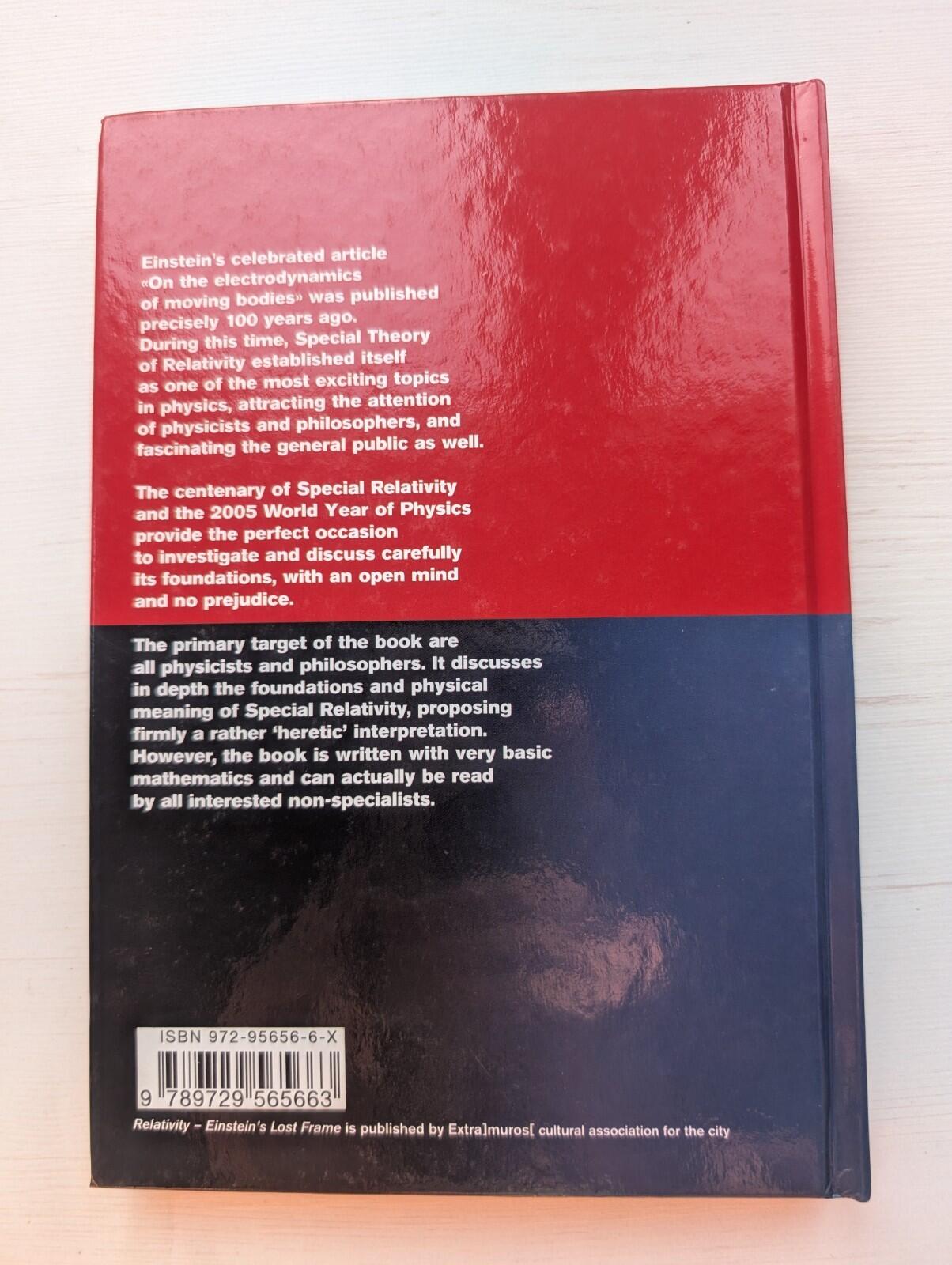Relativity: Einstein's Lost Frame - Rodrigo de Abreu/Vasco Guerra - Signed, 2005