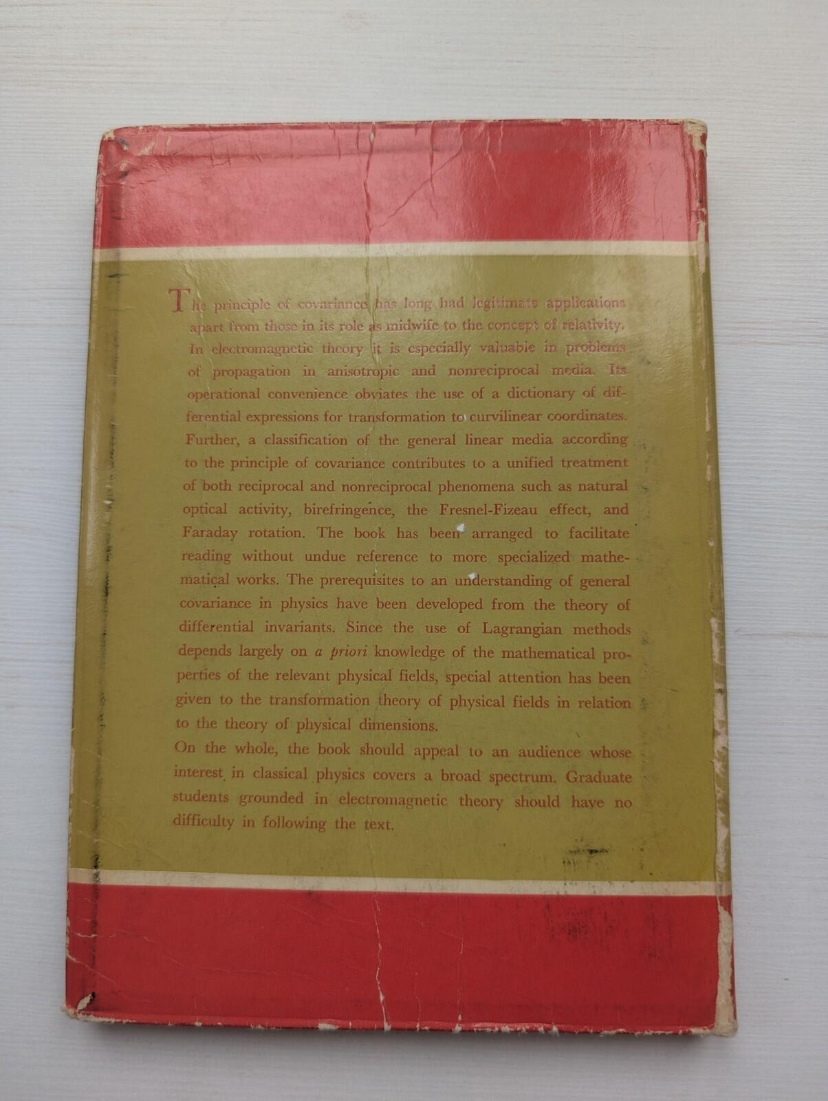 Formal Structure of Electromagnetics by E.J. Post - 1962 - North-Holland Pub.
