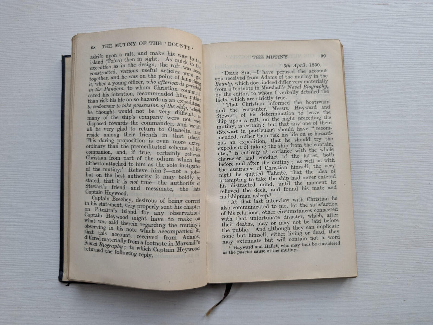 The Mutiny & Piratical Seizure of H.M.S Bounty by Sir John Barrow - 1935