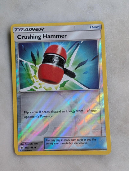 Crushing Hammer 115/149 Reverse Holo - 2017 - Sun & Moon