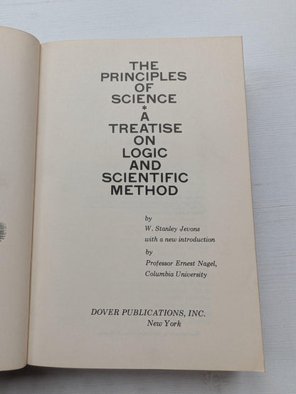 The Principles of Science: A Treatise on Logic and Scientific Method - 1958