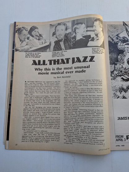 Photoplay Film & TV Scene April 1980 - David Essex Cover