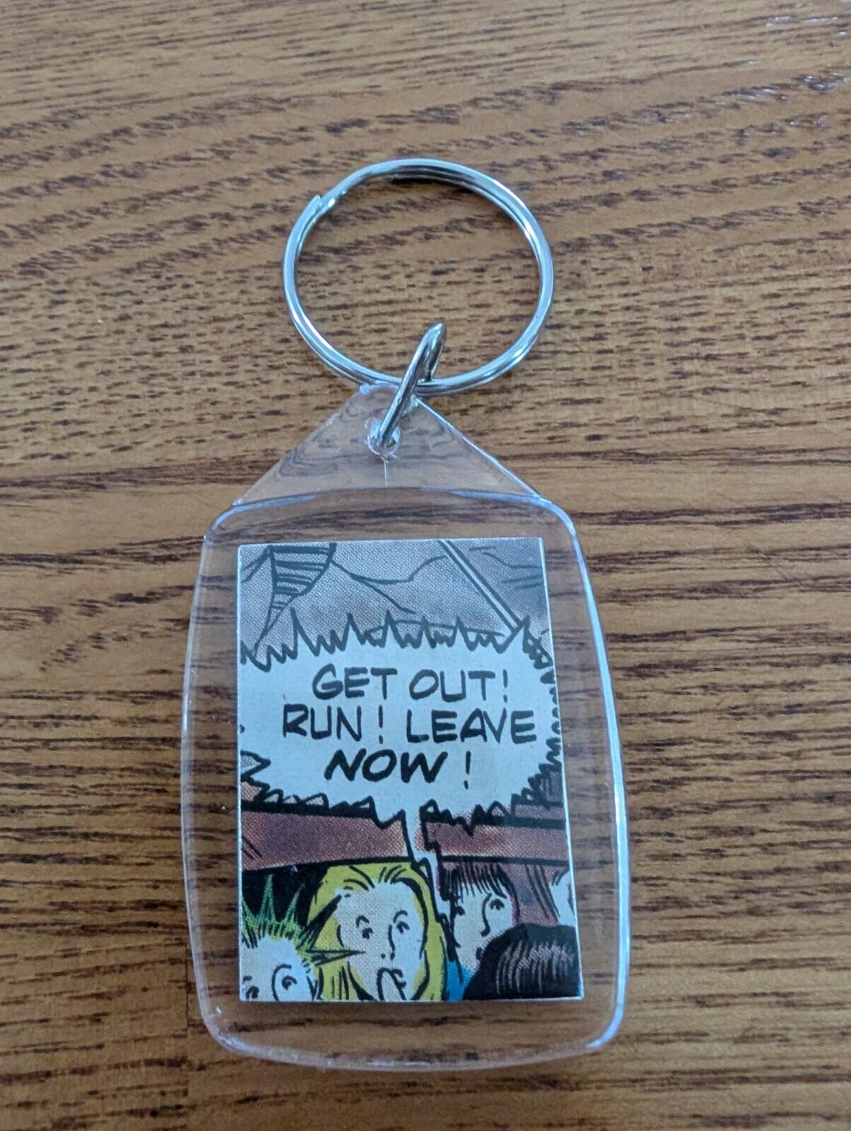 Freddy Krueger Nightmare On Elm Street Keyring, Made From Recycled Vintage Comic