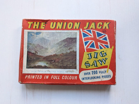 Vintage The Union Jack Jigsaw No. 20 - Highland Scene Near Dunkeld, Scotland