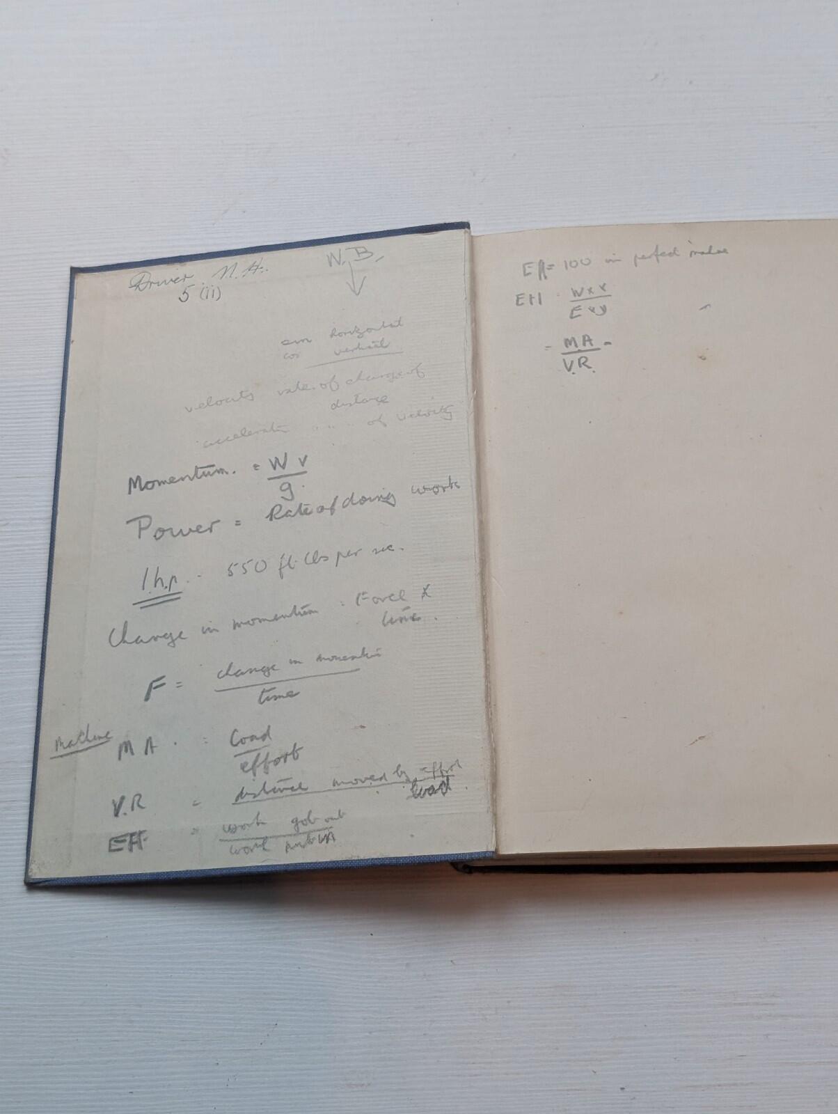 A First Course In Mechanics by W.G Borchardt - 1935 - Rivingtons