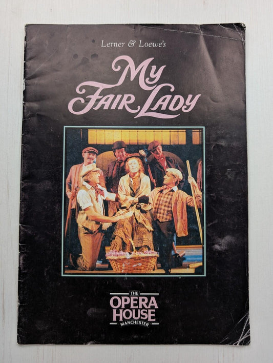 My Fair Lady Manchester Opera House January 1988 Programme