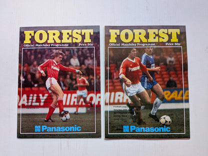 Nottingham Forest 1982 Match Programmes x12 Bundle