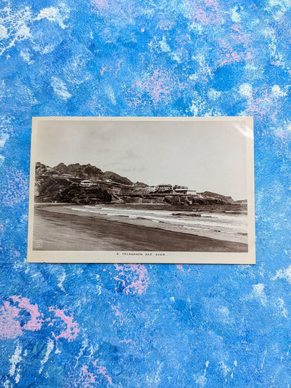 Vintage Yemen Postcard - Telegraph Bay, Aden