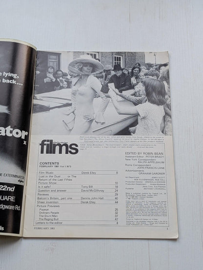 Films Vol. 1 No. 3 February 1981 - The Exterminator