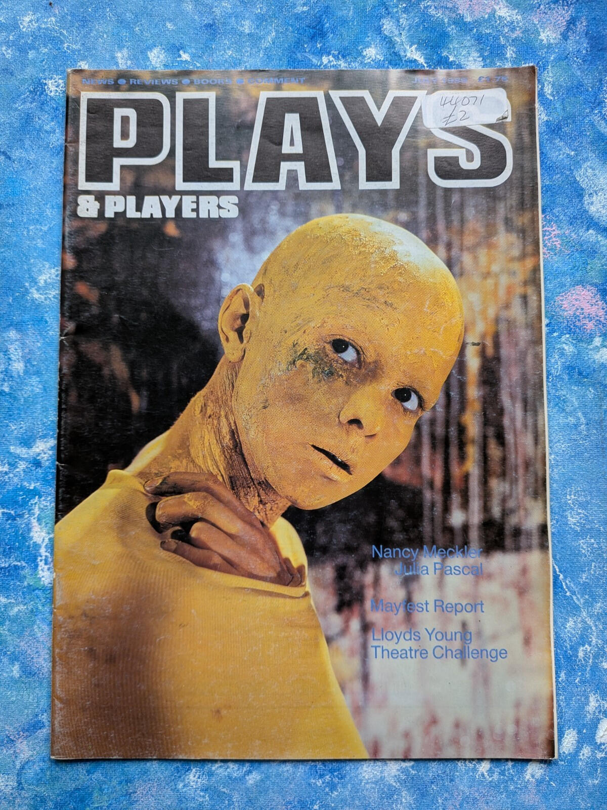 Plays and Players Issue 429 July 1989 - Derevo Cover