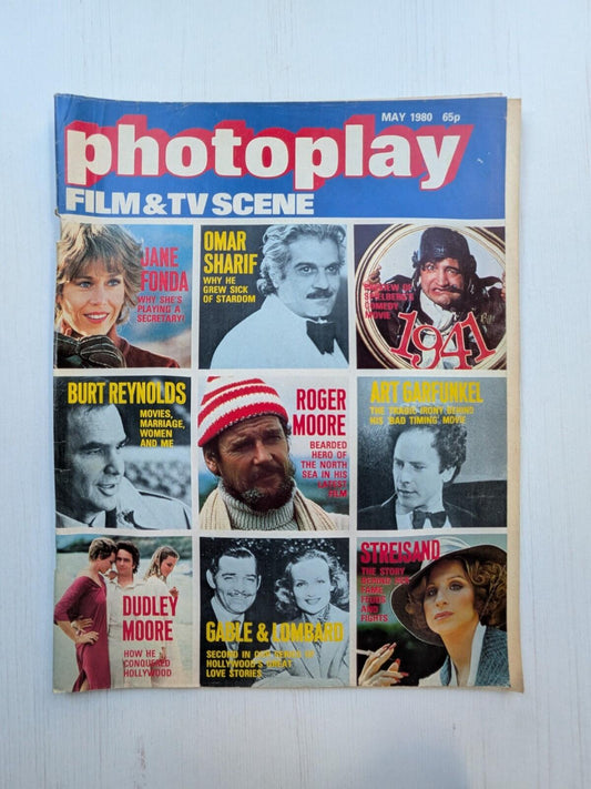 Photoplay Film & TV Scene May 1980 - Jane Fonda/Omar Sharif/Burt Reynolds + More