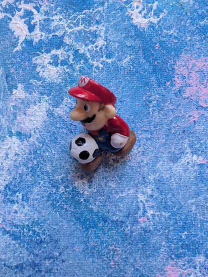 Super Mario Bros Mario Soccer Mini Figure - 2000 - Zaini/Nintendo