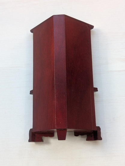 Dolls House Mahogany-Coloured Cupboard/Cabinet - Unbranded