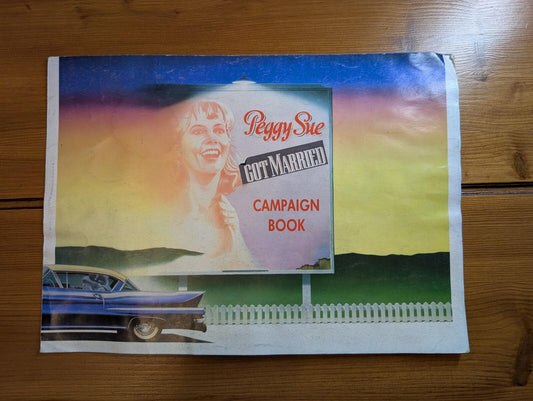 Peggy Sue Got Married 1986 Movie Campaign Book/Press Kit Cast List
