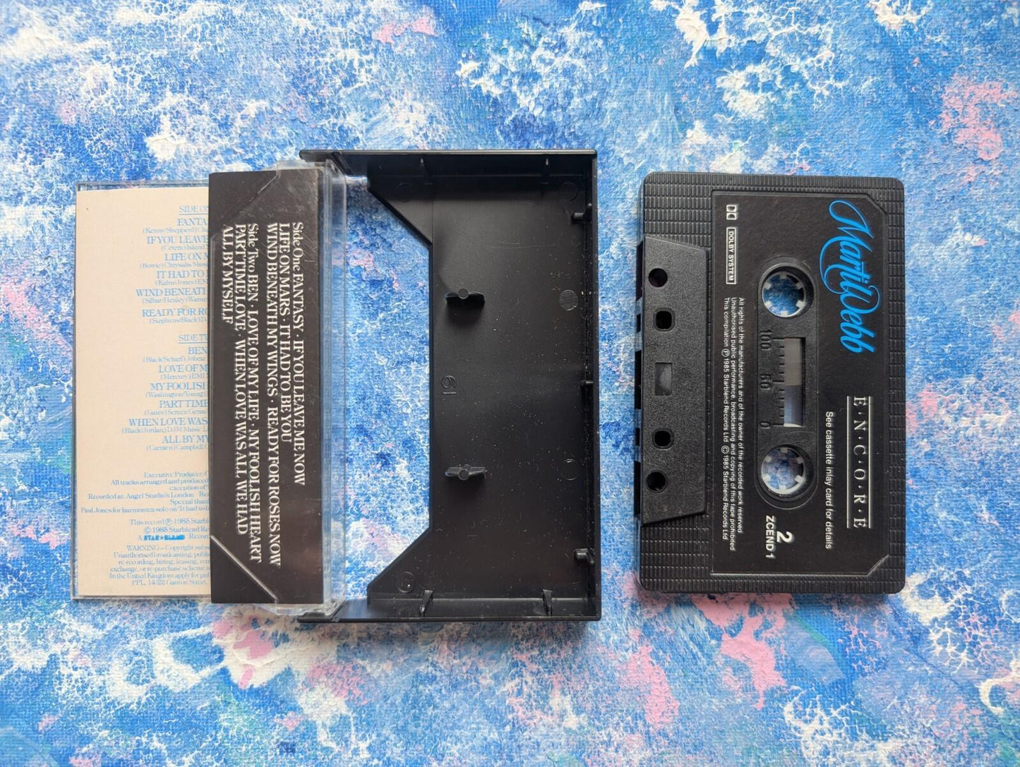 Marti Webb - Encore - 1985 - Starblend Records Cassette Tape