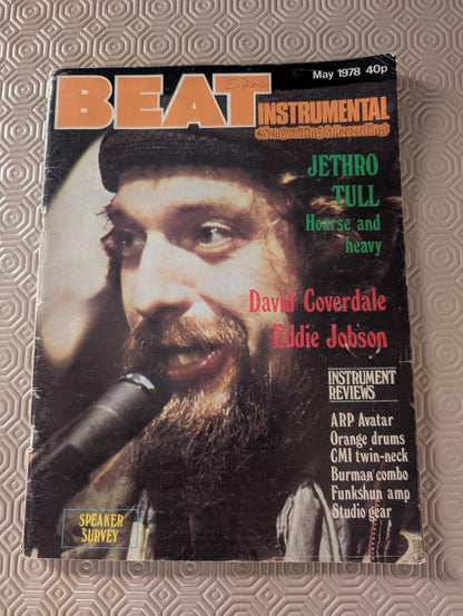 Beat Instrumental Songwriting & Recording No.139 May 1978 - Jethro Tull Cover