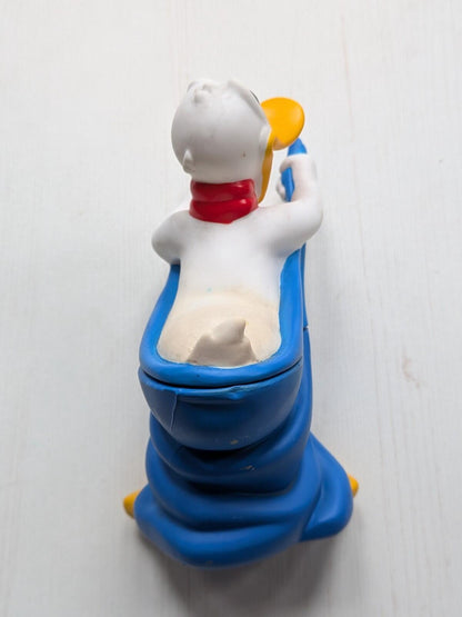 Vintage Donald Duck with Towel Bubble Bath Bottle Figure - Disney - See Details