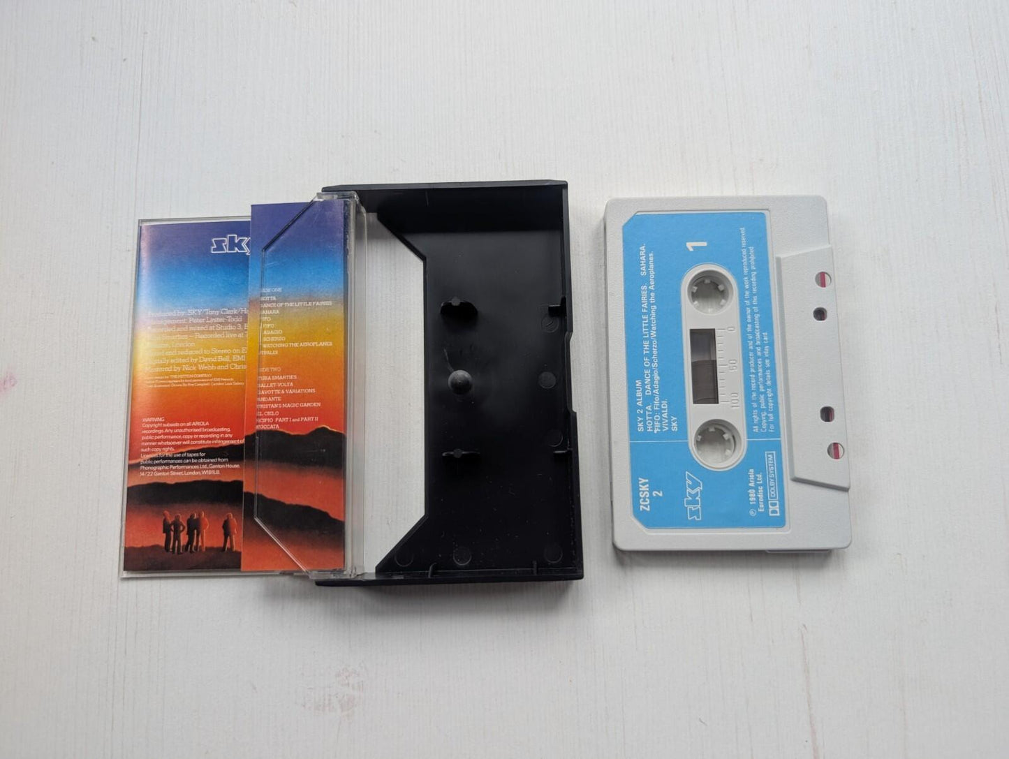 Sky 2 - 1980 - Ariola Records Ltd Cassette Tape