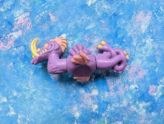 Vintage Mobster Purple Dragon Interlocking Figure - 1980's - Current Inc.