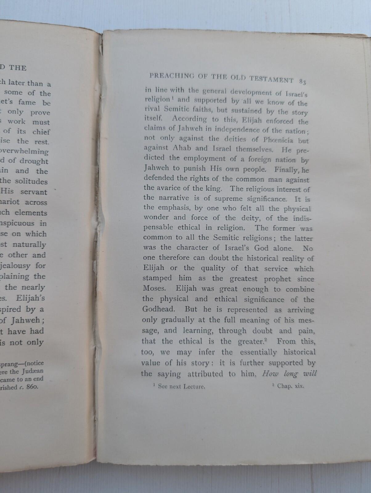 Modern Criticism and The Preaching of The Old Testament by George Adam Smith