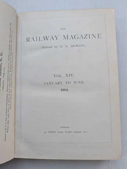 The Railway Magazine Vol. XIV - January to June 1904