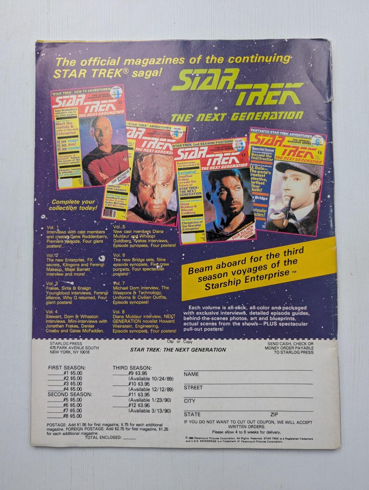 Starlog No. 153 April 1990 - Scott Bakula/Dean Stockwell Quantum Leap Cover