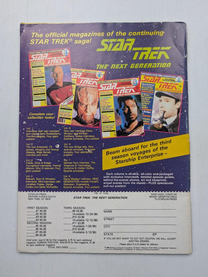 Starlog No. 153 April 1990 - Scott Bakula/Dean Stockwell Quantum Leap Cover