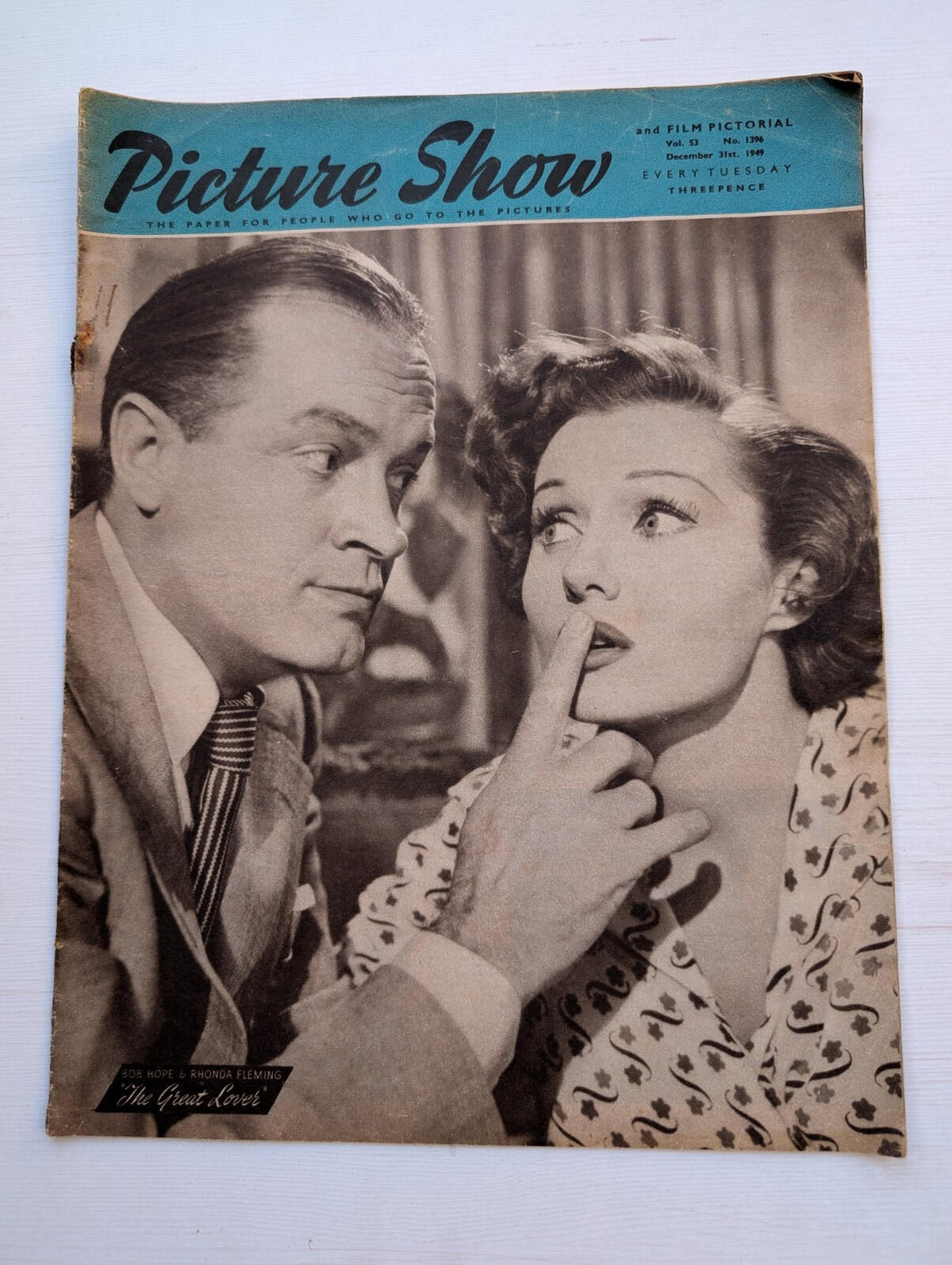 Picture Show Vol. 53 No. 1396 Dec 31st, 1949 - Bob Hope/Rhonda Fleming Cover