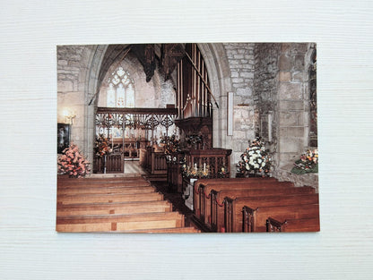 Vintage Jersey Postcard - St Saviours Church - JEP Lithoprint