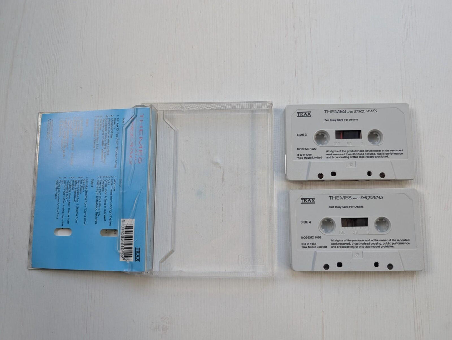 Themes and Dreams - Popular Themes From Film and TV - 1988 - Trax Cassette x2