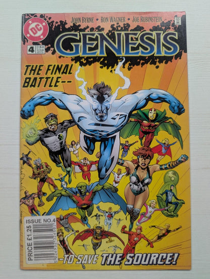 Genesis Full Comic Set #1-4 - 1997 - DC Comic Books
