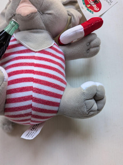 Coca-Cola Plush Collection Elephant - 1993 - Play-By-Play