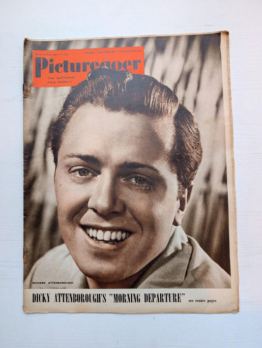 Picturegoer: The National Film Weekly April 8, 1950 - Richard Attenborough Cover
