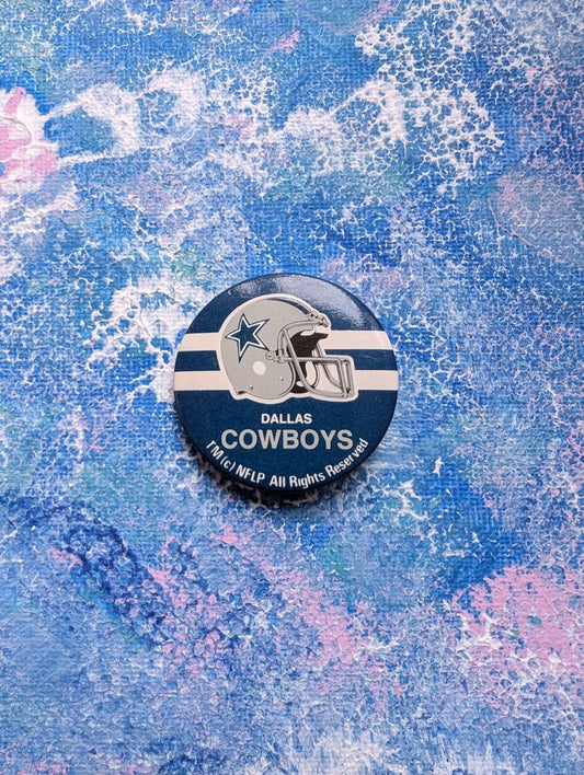 Vintage Dallas Cowboys NFLP Helmet Logo Badge - 1990s