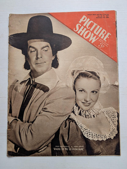 Picture Show Vol. 50 No. 1277 December 1st, 1945 - Fred Macmurray/Joan Leslie