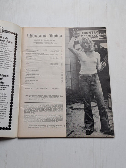 Film and Filming Vol. 20 No. 10 - Issue 238 July 1974, Paul Nicholas Tommy Cover